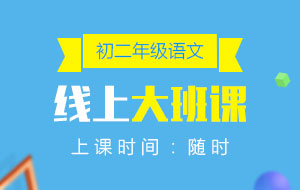 初二年級(jí)語文線上10人大班課